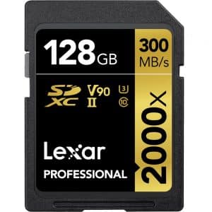 Lexar SDXC Professional UHS-II 2000x 128GB V90
